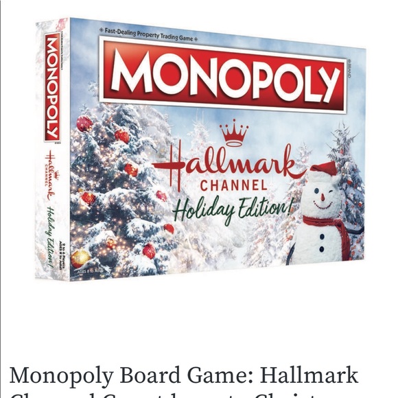 New unwrapped Hallmark channel holiday christmas movie monopoly board game - Picture 1 of 1